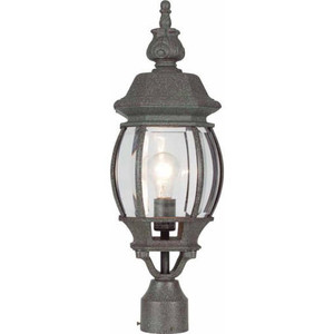 Volume Lighting V8756-24 - Outdoor Post Mount Lantern - Clear Glass
