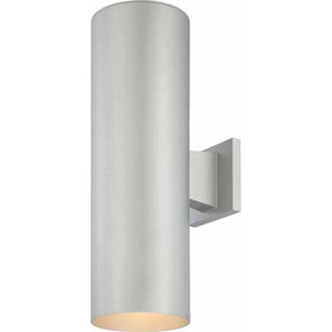  Volume Lighting V9636-20 Silver Grey Cylinder Wall Mount Sconce