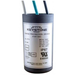 Keystone KTSP-10KV – External LED Lighting Surge Protector - 120V-277V - 10kV