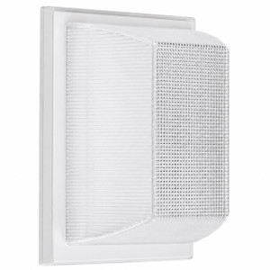 Small Rectangle Clear Outdoor Wall Light with E26 Socket