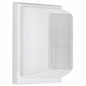 Small Rectangle Clear Outdoor Wall Light with E26 Socket 