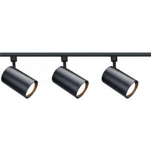 Satco TK318 | White R30 Straight Cylinder Indoor Track Lighting Kit