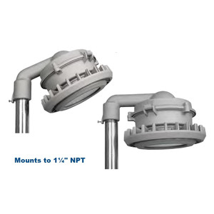 Explosion Proof LED Stanchion Mount Light for Hazardous Location