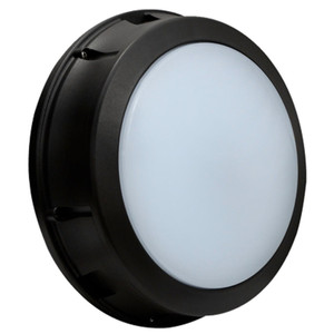 LBS Lighting Commercial Outdoor LED Bulkhead with Battery Back Up Open Frame 
