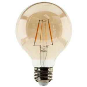 NaturaLED 5942 G25 Globe LED Filament Light Bulb 2200K