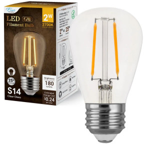 Euri ES14-2W1120 – S14 LED Filament Bulb – 2700K