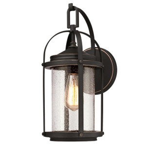 Westinghouse 6339300 - 1-Light Oil Rubbed Bronze Outdoor Wall Lantern - 17-1/16 in High