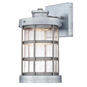 Westinghouse 6347800 - 13W LED Galvanized Steel Outdoor Wall Lantern - 11-7/8 in High