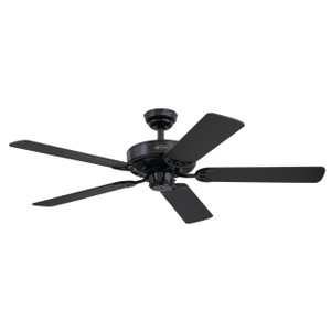 Westinghouse 7303800 - 52 in Black 5-Blade Ceiling Fan - Contractors Choice