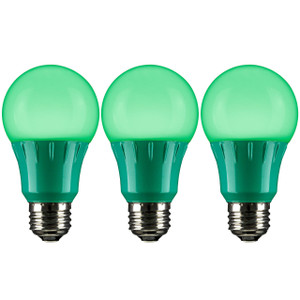 Sunlite 40451-SU A19/3W/G/LED/3PK