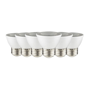 Sunlite 40984-SU - 7W LED PAR16 Short Neck - 5000K - Dimmable - 6 Pack