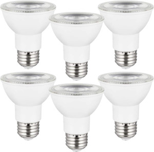 Sunlite 41027-SU - LED PAR20 Narrow Flood Bulb - 4000K - 6 Pack