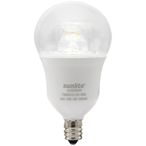 Sunlite 80135-SU - 6W A15 LED Appliance Clear Bulb - 3000K - E12 Base