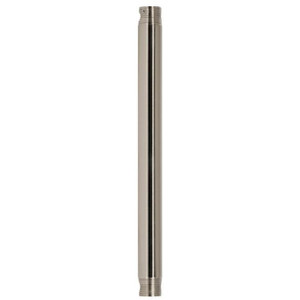 Westinghouse 7752600 - 12 in Brushed Nickel Ceiling Fan Extension Downrod - 3/4 in ID