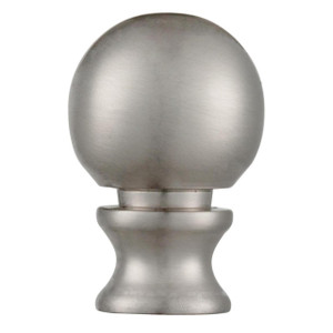 Westinghouse 7000600 - 1-1/2 in Brushed Nickel Ball Lamp Finial