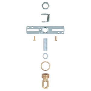 Westinghouse 7035000 - Brass-Plated Screw Collar Loop Kit - 1/4-IP - For 1-1/16 in Canopy Hole