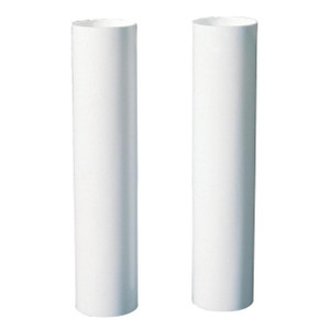 Westinghouse 7037000 - 4 in White Plastic Candle Socket Covers - Candelabra Base - 2 Pack