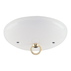 Westinghouse 7003700 - 5 in White Modern Canopy Kit - 7/16 in Center Hole