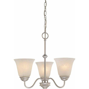 Volume Lighting V2263-62 Indoor Nickel Mini Hanging Chandelier