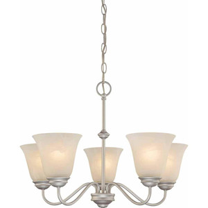 Volume Lighting V2265-62 Indoor Nickel Mini Hanging Chandelier