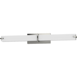 Volume Lighting V1993-33 Brushed Nickel White Acrylic Vanity Bar Light