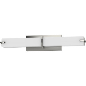  Volume Lighting V1992-33 Brushed Nickel White Acrylic Vanity Bar Light