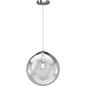 Volume Lighting V4453-3 Indoor Chrome Globe Shade Pendant