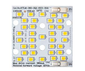 Keystone KTLM-360-SQ1-840-35B-CP - 2" Square LED Module - 4000K 