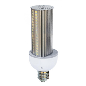 Satco S8908 - 30W/LED/HID/WP/3K/E39/100-277V - 30W LED Corn Bulb - 3000K