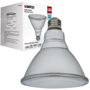 Satco S11487 15PAR38/LED/40'/940/120V-277V - 15W PAR38 LED Flood Lamp - 4000K