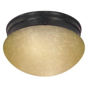  Satco 60-2644  2 Light 10" Small Mushroom 