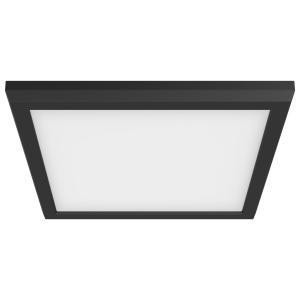  Satco 62-1725 Black Flush-Mount Light 