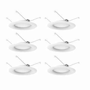 Satco S11641 - 5/6" LED Retrofit Downlight - Warm White - 6 Pack