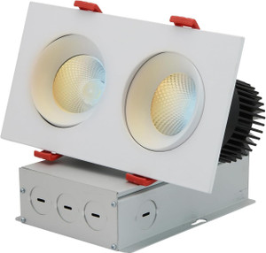 Sunlite 85608-SU - 3.5" LED Gimbal Downlight - CCT Selectable - Wet Rated 