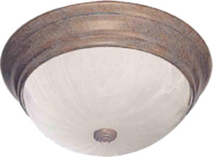 Volume Lighting V7734-22 - Prairie Rock Flush Mount - Frosted Ribbed Glass