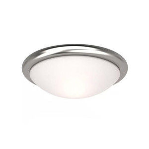 Volume Lighting V7532-33 - Brushed Nickel Flush Mount - White Glass