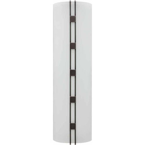 Volume Lighting Volume V6089-44 Architectural Black Brushed Nickel Wall Sconce