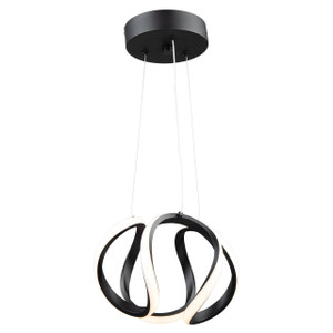 Artcraft Lighting Artcraft AC7637BK Black Pendant Fixture 