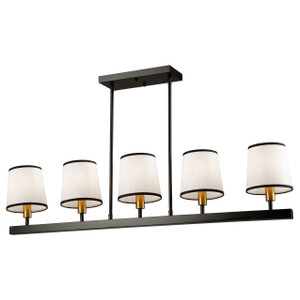 Artcraft Lighting Artcraft SC13346BK Gold, Black Island/Pool Table Fixture 