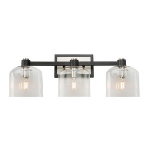 Artcraft Lighting Artcraft AC11693NB Black and Brushed Nickel Bathroom Fixture 