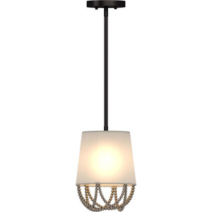 Volume Lighting V3116-79 Antique Bronze Beaded Island Pendant Light