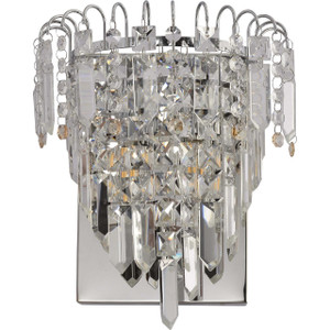 Volume Lighting V2322-3 Crystal Wall Sconce 