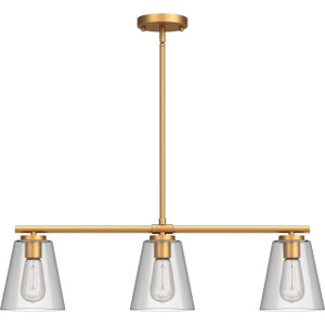 Volume Lighting V2103-90 Antique Gold Island Pendant Light