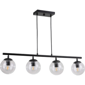 Volume Lighting V1594-5 Black Island Pendant Light