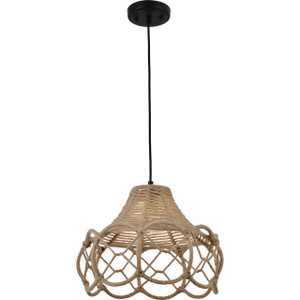 Volume Lighting V1591-70 Hemp Rope Pendant