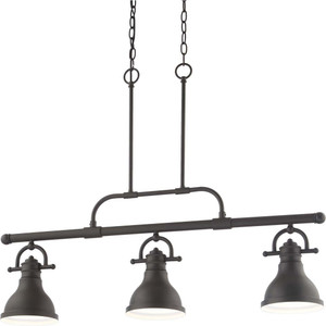 Volume Lighting V1246-65 Indoor Foundry Bronze Linear Hanging Pendant 