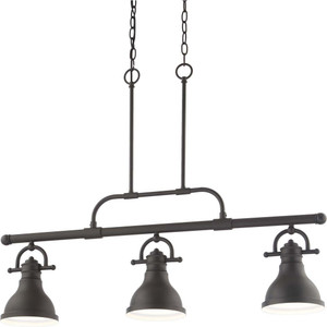 Volume Lighting V1246-65 Indoor Foundry Bronze Linear Hanging Pendant