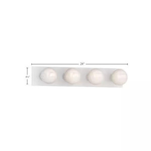 Volume Lighting V1024-6 Indoor White Vanity Light Strip