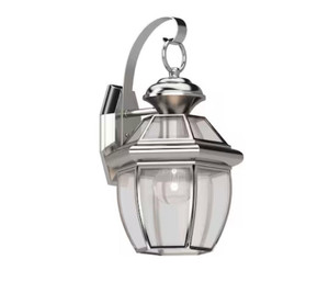 Volume Lighting Volume V9281-33 Brushed Nickel Outdoor Wall Sconce