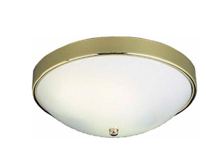 Volume Lighting Volume V6636-2 Polished Brass Flush Mount Ceiling Wall Sconce